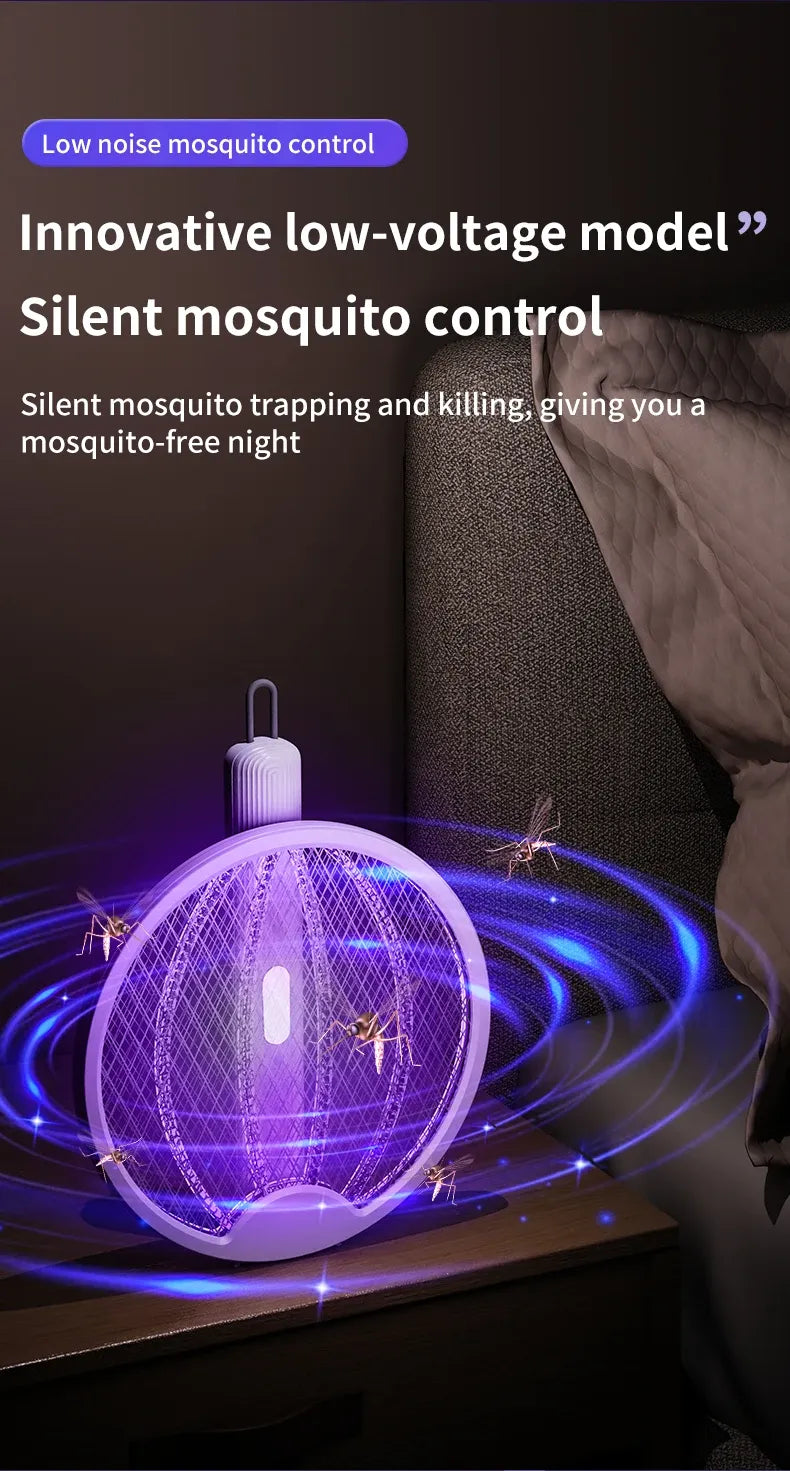 Foldable Electric Mosquito Killer with Light