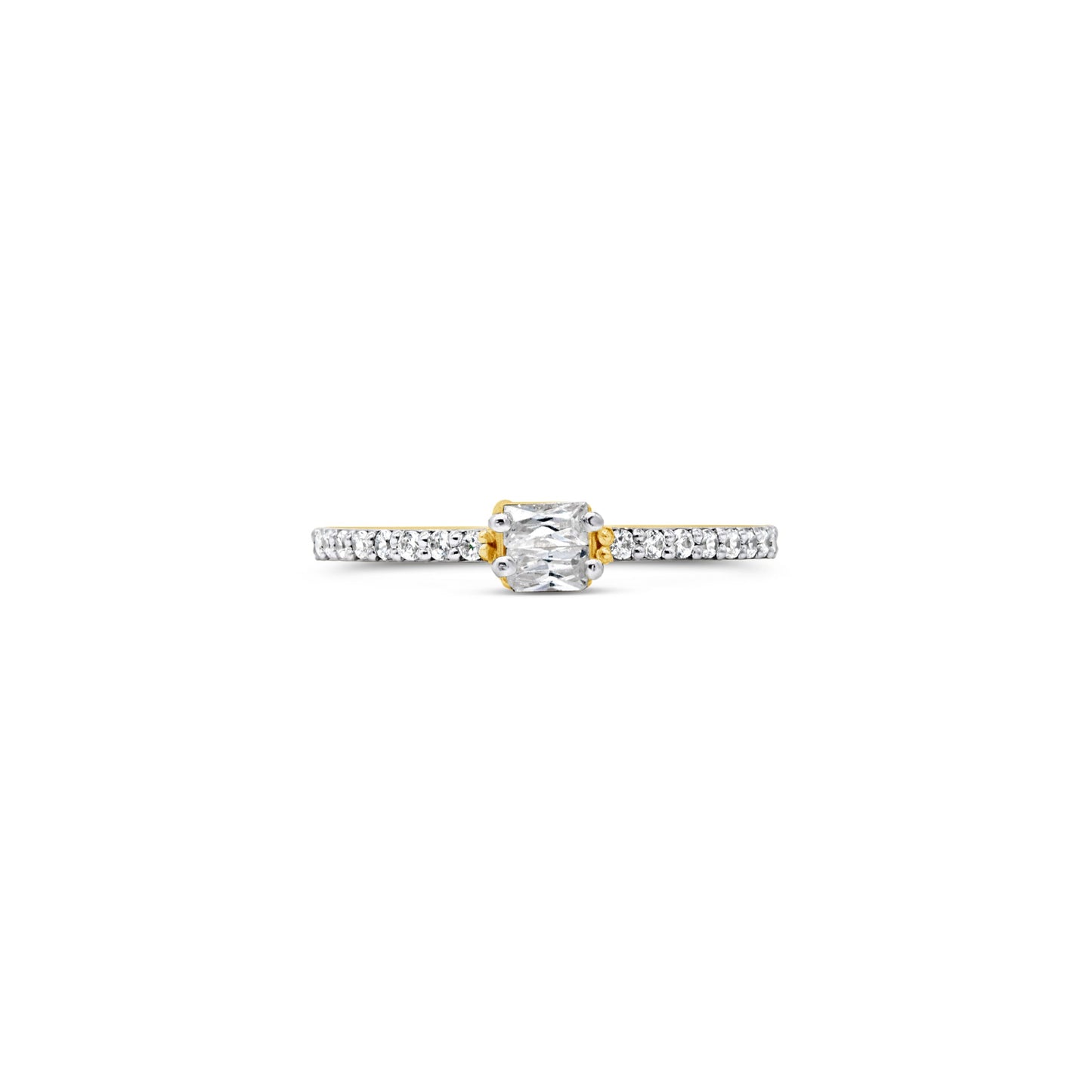 Zircon Baguette Ring