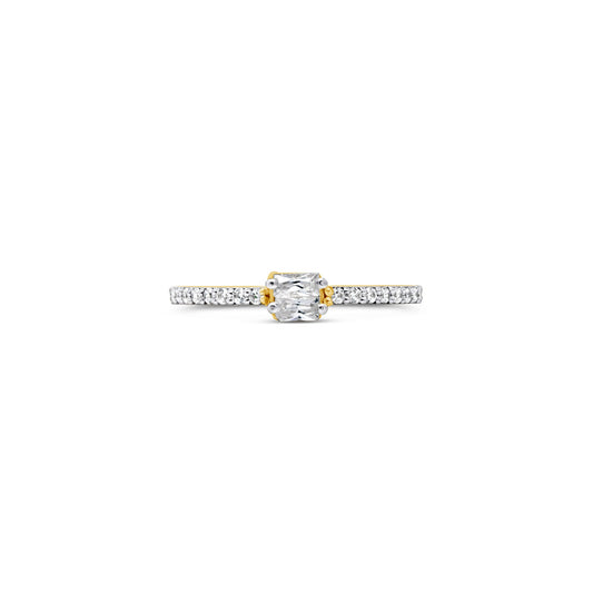 Zircon Baguette Ring
