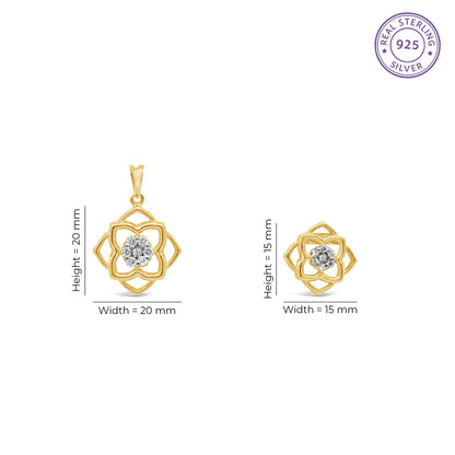 Quatrefoil Flower Set