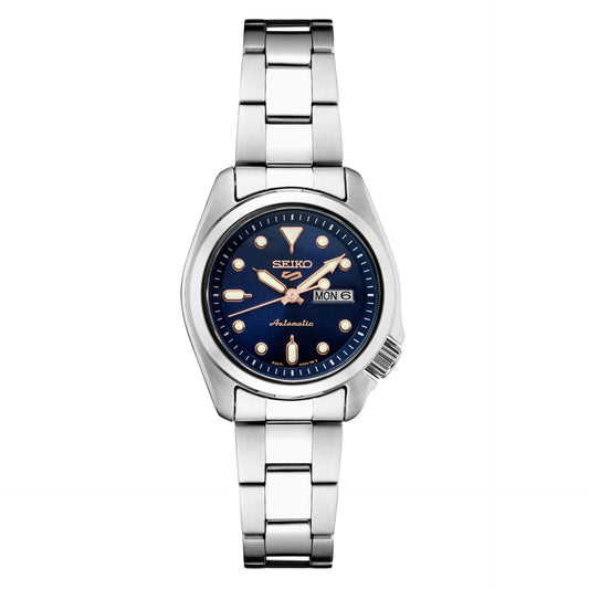 Seiko SRE003K1 5 Sports Automatic Blue Dial Women's Watch